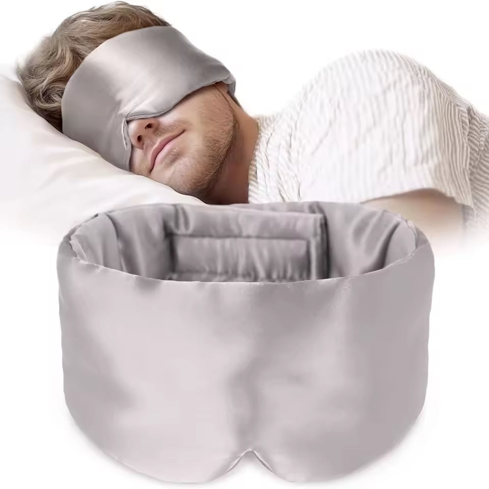 Masque de sommeil en soie de mûrier 100%